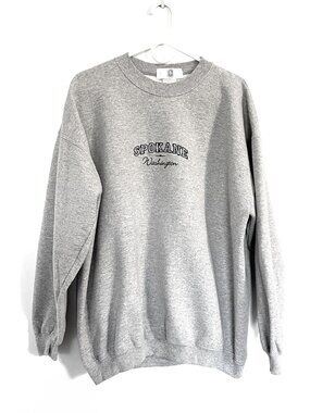Top Threads Sportswear Thick Gray Sweatshirt - Spokane, WA Logo